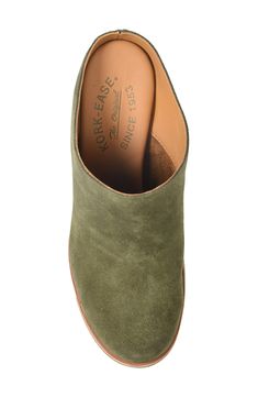 A chunky heel grounds this burnished leather mule with vintage-inspired vibes while the cushioned footbed offers exemplary comfort. Style Name:Kork-Ease Challis Mule (Women). Style Number: 6116053. Casual Suede Mules With Stacked Heel, Suede Mules With Stacked Block Heel, Leather Mules With Reinforced Low Heel, Medium Width Mules With Reinforced Low Heel, Classic Closed Toe Mules With Cushioned Footbed, Fall Closed Toe Mules With Leather Footbed, Suede Mules With Deep Heel Cup And Round Toe, Fall Leather Footbed Closed Toe Mules, Classic Low Heel Heels With Leather Footbed