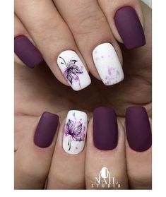 Beautiful Summer Nails, Floral Nail Designs, Short Square Nails, Floral Nail Art, Pretty Nail Art, Short Acrylic Nails Designs, Nail Designs Glitter