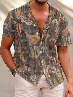 Product Category:ShirtSize:S,M,L,XL,2XL,3XL,4XL,5XLShape:FitCollar:LapelStyle:CardiganMaterial name: hemp blendApplicable scene: leisureMain Fabric Component: HempApplicable gender: maleAge:AdultSleeve Length:Short SleeveProcess: digital printing Style Cardigan, Hawaii Shirt, Digital Printing, Men Short Sleeve, Blue Gray, Gray White, Short Sleeve Shirt, Blue Grey, Sleeve Shirt