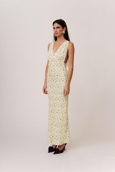 Elegant Lace Maxi Dress With Floral Print, Formal Delicate Lace Maxi Dress, Formal Fitted Printed Maxi Dress, Elegant Printed Maxi Dress For Wedding, Elegant Printed Maxi Dress For Daywear, Elegant Fitted Printed Maxi Dress, Spring Gala Maxi Dress With Lace Trim, September Birthstone Jewelry, Midaxi Dress