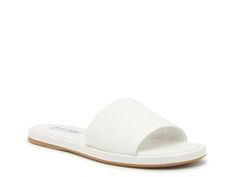 Steve Madden Sienna Sandal Classic Slip-on Slides For Summer, Classic Open Toe Summer Sandals, Classic Open Toe Sandals For Summer, Classic Slides For Summer Vacation, Classic Summer Slides For Vacation, Classic Summer Vacation Slides, Classic Slides For Spring Vacation, Classic Slide Sandals For Summer, Classic Synthetic Sandals For Summer