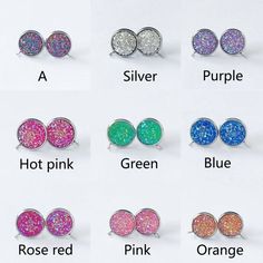 12mm Round Glitter Resin Cabochons Earrings♥♥ Size：12mm ♥♥Material: Resin, stainless steel♥♥Quantity:10pair♥♥♥♥ Shipping♥♥♥♥ ♥♥♥♥♥♥If you are in a hurry, please choose DHL shipping;♥♥♥♥♥♥♥♥♥♥Note:have larger stock and can offer wholesale price.♥♥♥♥If you need more quantity, please do not hesitate to contact me.♥ ♥ ♥ ♥ ♥ ♥ ♥ ♥ ♥ ♥ ♥ ♥ Thanks for your Visit ♥ ♥ ♥ ♥ ♥ ♥ ♥ ♥ ♥ ♥ ♥ ♥♥ ♥ Wishing you a happy shopping ♥ ♥ Silver Glitter Round Earrings, Adjustable Silver Glitter Jewelry, Glitter Round Jewelry As Gift, Glitter Round Earrings For Gifts, Round Glitter Jewelry For Gifts, Round Glitter Jewelry As Gift, Hypoallergenic Round Earrings For Birthday, Druzy Earrings, Earrings Round