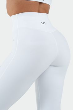 TLF Genesis - High Waisted Workout Leggings -  WHITE  - 2 Tlf Apparel, Snatched Waist, High Waisted Leggings Workout, Hip Thrust, Training Day, Soft Leggings, Squat Proof, Body Sculpting, Deep Teal