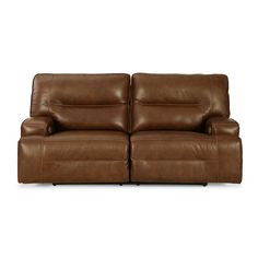 Master statement-making contemporary comfort with this power reclining sofa. It displays a striking yet streamlined profile, with auburn-hued leather in the spacious seating area balancing natural beauty and refined design. Adjustable headrests and USB charging polish off this richly crafted piece. Lake Furniture, Power Reclining Loveseat, Twin Mattress Size, Queen Mattress Size, Power Reclining Sofa, Furniture Market, Kids Bedroom Sets, Storage Ottoman Bench, City Furniture