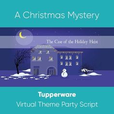 a christmas mystery the case of the holiday heist by virtual theme party script,