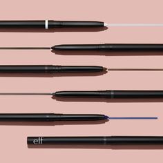 No Budge Retractable Eyeliner, Coffee Waterline Eyeliner, Intense Eyes, Retractable Eyeliner, Smudge Proof Eyeliner, Natural Glowy Makeup, Elf Cosmetics, Cruelty Free Cosmetics, Eyeliner Pencil, Glowy Makeup