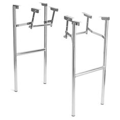 PRICES MAY VARY. Sizing Options: 14" or 20" Wide H-Style folding table legs are available in 29" tall fixed-height or 24.5-38" adjustable-height. Versatile Design: Great for DIY projects, our folding legs offer a near-universal fit on all tables Indoor/Outdoor Use: Tough plastic guides ensure our collapsible table legs won't damage your floors USA Made: Constructed with zinc-coated steel, our foldable table legs are super-strong and durable Shop Risk-Free: If you're not totally satisfied with ou Metal Folding Table, Collapsible Table, Folding Table Legs, Foldable Table, Banquet Tables, Restaurant Tables, Furniture Legs, Furniture Hardware, H Style