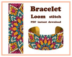 the bracelet loom stitch pattern is shown