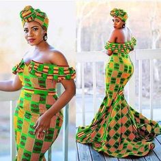 Such a beautiful long Ankara off-the-shoulder maxi dress made with love in Nigeria.  Its hard to ignore a dress made to add beauty to any woman who want to look stunning. It can be used as wedding dress, cocktail dress, engagement dress, Prom dress, ceremony, birthday party dress, etc. This  piece is made of 💯 cotton wax with zipper at the back for easy wear. *Please include Your height to aid Us in predicting the suitable length for the dress* LAUNDRY GUIDE -wash with a mild soap -do not bleac Ankara Long Gown Styles, African Print Dress Ankara, Ankara Gown Styles, African Wedding Dress, African Maxi Dresses, African Print Dress, African Print Dresses