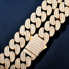 Elevate your style with our 21mm All Over Baguette Cuban Link Chain, a masterpiece of luxury craftsmanship. This stunning chain features a captivating design adorned with dazzling baguette stones throughout, exuding opulence and sophistication. Perfect for those seeking to make a bold fashion statement, this chain is meticulously crafted to add a touch of elegance to any ensemble. Discover the epitome of luxury jewelry and redefine your style with this timeless accessory. Product Type: Necklaces Baguette Bracelet, Miami Cuban Link Chain, Miami Cuban Link, Cuban Link Chain Necklaces, Clive Christian, Paloma Picasso, Link Chain Necklace, Laura Geller, Cow Boy