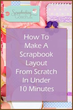 baby girl scrapbooking how to do it the easy way with text overlay