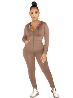 DescriptionMaterial: Polyester. Women’s sweatsuits with high quality. comfortable to wear. soft. breathable. flexible for all day. friendly to your skin.Features: Tracksuits jogger sets with a classic long sleeve hoodie featuring kangaroo pocket; sweatpants feature a skinny style; slim fit and full zip style with elastic sleeve and waist. bodycon yoga sweatpants. 2pcs pants set. jogging sets. workout fitness outfits set.Occasion: This casual 2 piece tracksuit is great for casual. sleeping. Fitted Solid Tracksuit For Jogging, Fitted Tracksuit For Jogging, Fitted Tracksuit For Loungewear, Stretch Solid Color Tracksuit For Fall, Stretch Tracksuit For Fall Jogging, Stretch Tracksuit For Jogging In Fall, Fall Stretch Tracksuit For Loungewear, Fall Athleisure Stretch Jumpsuits And Rompers, Stretch Jumpsuits And Rompers For Fall Athleisure