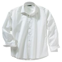 Edwards Men's Big And Tall Wrinkle Resistant Dress Shirt, Style 1033. This Spread Collar Dress Shirt offers a tailored fit that is cut closer to the body. Impeccable styling the fabric has added stretch for all day comfort. Perfect for the office or weekend wear. Embroiders well. 66% Cotton/30% Polyester/4% Spandex, 3.3oz.wt, Tailored fit that is cut closer to the body, Spread collar - 2 3/4" collar points, French placket and no pocket, Fabric has comfort stretch, Two button adjustable cuff, Wri Dress Shirt Style, Mens White Dress Shirt, Solid Dress Shirt, Formal Shirt Dress, White Dress Shirt, Long Sleeve Dress Formal, Shirt Dress Style, White Shirt Dress, Weekend Wear