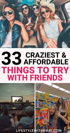 Wondering on what things to do with friends when bored? Here are 50+ awesome, fun and spontaneous things you would LOVE to enjoy with friends! I have included things to do with friends at home, outside and even online! We cover it all, so make sure you don't miss this post Crazy Activities To Do With Friends, Things To Do With Your Cousins Ideas, Dangerous Things To Do With Friends, How To Make Plans With Friends, Things To Do With Roommates, Fun Things To Do With Friends In College, Inexpensive Things To Do With Friends, Things To Do With Friends On Your Birthday, Crazy Ideas To Do With Friends