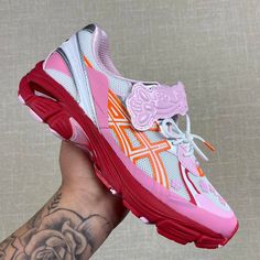 Asics X Cecilie Bahnsen Gt-2160 "Habanero Pink" Women 7. Brand New In Box 1203a525-100 100% Authentic. Fast Shipping All Sales Final Red Low-top Asics Running Shoes, Asics Pink Running Shoes For Streetwear, Pink Asics Running Shoes For Streetwear, Asics Red Sneakers With Round Toe, Pink Running Shoes With Abzorb Midsole For Streetwear, Pink Low-top Running Shoes Medium Fit, Pink Low-top Running Shoes With Medium Fit, Pink Sporty Running Shoes, Pink Sneakers With Red Sole For Streetwear