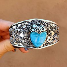 Brand New Handmade Carved Goddess Face Adjustable Silver Cuff Bracelet. 925 Stamped New To Poshmark? Use Referral Code Kimberlyn222 To Receive $10. Handmade Blue Sterling Silver Bangle Bracelet, Blue Nickel-free Bangle Cuff Bracelet, Blue Sterling Silver Cuff Bracelet Gift, Bohemian Blue Sterling Silver Bangle, Goddess Face, Snake Ring, Silver Cuff Bracelet, Silver Cuff, Adjustable Bracelet