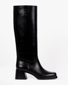 Restock coming late January… add your name to the waitlist to be notified. Strong, statuesque below-the knee pull-on. Beautifully proportioned with a triple stacked welt and a 2" block heel to keep you walking all day. Leveled-up luxury for power and confidence. Classic Wide Calf Mid-calf Boots With Stacked Heel, Classic Wide Calf Knee-high Boots With Stacked Heel, Classic Knee-high Boots With Block Heel, Classic Tall Black Boots, Classic Formal Mid-calf Boots With Block Heel, Classic Wide Calf Mid-calf Boots With Block Heel, Classic Mid-calf Boots With Wide Calf And Block Heel, Classic Black Knee-high Boots With High Shaft, Classic Wide Calf Knee-high Boots With Block Heel