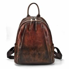 Women Genuine Leather Backpack Travel Bag   Description: Size S:L23xW14xH22cm(9''x5.5''x8.6'') Material:Genuine Cow Leather Weight:950g Payment We accept paypal only. How to pay:  We will email to your eBay registered email address  after you winning the item. There is a link to direct  you a secured checkout page. You should confirm your  purchase and provide your shipping address there. (Normally, we ship the item  according to your address in eBay. ) At the  last step of the checkout page, yo Leather Backpack Handbag, Retro Backpack, Backpack Handbag, Latest Shoe Trends, Backpack Travel Bag, Genuine Leather Bags, Shoes Outlet, Travel Book, Bagpack