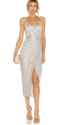 Saylor Multi Sequin split Party Cocktail Party Indiana dress S Nwts Revolve Glam | eBay Style Midi Skirt, Multicolor Sequins, Sequin Sleeve, A Rainbow, Tank Dress, Sequin Dress, Wrap Style, Cocktail Party, Indiana