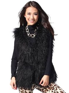 Black Faux Fur Vest Sleeveless Jacket  for Women Sleeveless Jackets For Women, Black Faux Fur Vest, Fur Vests, Faux Fur Vest Black, Faux Fur Vest, Faux Fur Vests, Jacket For Women, Chewbacca, Sleeveless Jacket