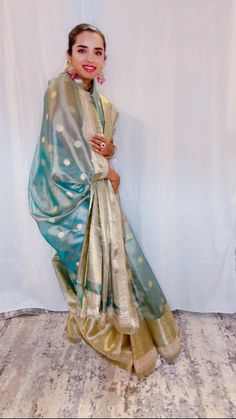 Bringing you the finest collection of Banarasi Tissue Silk Sarees with designer gotta Patti detailing. A Yet another stylish , elegant and timeless piece from our master weavers in Banaras. A Simple yet chic look which takes you from power brunch to date night. Adorn this effortless tissue silk saree in gold zari with designer gotta Patti details. Just gorgeous to the core and timeless . Luxurious fabric with softness and sheen just remarkable. Photos don't do justice .. this saree is just... gl Festive Katan Silk Pre-draped Saree With Dupatta, Semi-stitched Tissue Silk Traditional Wear, Tussar Silk Sharara With Gota Work, Traditional Tussar Silk Sharara With Gota Work, Diwali Tussar Silk Dupatta With Gota Work, Designer Tussar Silk Sharara With Sheer Dupatta, Elegant Silk Sharara With Zari Weaving, Tussar Silk Kurta With Sheer Dupatta For Wedding, Silk Saree With Gota Work For Diwali