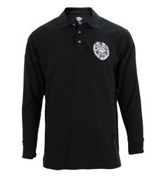 PRICES MAY VARY. Poly Cotton Blend for durability Security text silk screened on Back Security Officer badge printed on left chest Security Officer patch printed on both sleeves 3 button set-in placket front First Class Apparel is designed to deliver a high quality look at affordable prices. Worn by Security and Public Safety professionals, these shirts are constructed of a lightweight and breathable poly/cotton material. Black Long Sleeve Top With Logo Patch, Classic Black Top With Logo Patch, Long Sleeve Cotton Polo Shirt For Streetwear, Black Cotton Long Sleeve Polo Shirt, Black Long Sleeve Cotton Polo Shirt, Cotton Long Sleeve Polo Shirt With Button Closure, Long Sleeve Cotton Polo Shirt With Button Closure, Long Sleeve Cotton Polo Shirt With Buttons, Uniform Style Long Sleeve Cotton Tops