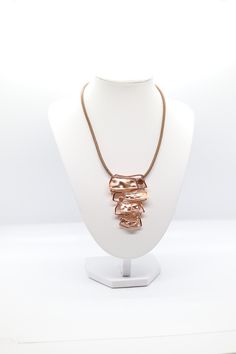 This Rose Gold Necklace is a beautiful piece of jewelry that is sure to please anyone who receives it. The necklace has a rope chain, which gives it a unique look. The rope chain is adjustable, so you can customize the length to suit your personal style. The rope chain also has a spring clasp, which makes it easy to put on and take off. Rose Gold Long Clavicle Chain Necklace, Rose Gold Long Necklace With Clavicle Chain, Rose Gold Metal Chain Necklace, Adjustable Rose Gold Long Necklace, Rose Gold Long Metal Necklace, Rose Gold Metal Clavicle Chain Necklace, Long Rose Gold Metal Necklace, Metal Snake Chain Clavicle Necklace, Adjustable Rose Gold Chain Necklace