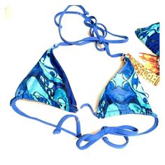 Nwt Bikini Top. Size Small Has Tag And The Large Does Not But Both Are New Never Worn. Reasonable Offers Welcome To. Please Ask Any And All Questions. Thanks Fitted Blue Swimwear With Built-in Bra, Blue Swimwear With Built-in Bra And Tie-side Bottom, Blue T-back Summer Swimwear, Festival Swimwear With Built-in Bra And Triangle Top, Adjustable T-back Swimwear For Festivals, Blue Tankini With Built-in Bra For Beach Party, Fitted Seamless Blue Swimwear, Blue Summer Swimwear With Built-in Bra, Blue Bra-friendly Swimwear For Poolside