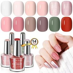 Specification 1.Brand: Saviland 2.Type: Nail Polish 3.Colors: 12 Color 4.Ingredients/Material: Castor oil, Vitamin E 5.Package Includes/Shelf Life: 12*nail polish, 1*base polish coat, 1*top polish coat Features 1. We carefully curate our collection to include the latest in nail color trends, ensuring you're always wearing what's hot right now. 2. Versatile polish set for both nails and toes, creating a cohesive and stunning look. 3. Nourishing ingredients like castor oil and vitamin E promote healthy nails. 4. Quick-drying formula for efficient nail care experience with flawless coverage. 5. Easy removal without leaving stains or residue behind. 6. Long-lasting chip-resistant formula for vibrant nails up to 14 days. 7. Suitable for both fingernails and toenails, perfect for any occasion. 8 Pink Clear Nails, Classic Nail Polish, Trendy Nail Polish, Chrome Nail Polish, Quick Dry Nail Polish, Regular Nail Polish, Cat Eye Nails Polish, Neon Nail Polish, Metallic Nail Polish