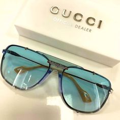 Please Do Not Make Offer Price Is Firm. These Are 100% Authentic Gucci Sunnies And Are Brand New Never Worn Mint Condition. Super Sexy Retro Vibes Come With Everything You See. All Photos Are Of Actual Glasses. I Take Video Of Perfect Condition Prior To Shipping. Happy Poshing! Designer Blue Sunglasses With Gradient Lenses, Trendy Blue Gucci Sunglasses, Gucci Blue Sunglasses With Gradient Lenses, Blue Gucci Sunglasses With Gradient Lenses, Luxury Blue Sunglasses For Summer, Designer Blue Sunglasses For Formal Occasions, Gucci Cat Eye Sunglasses, Gucci Eyeglasses, Bamboo Sunglasses