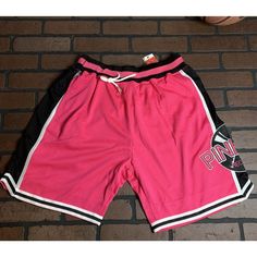 Pinky's Records Headgear Classics Pink Basketball Shorts ~Never Worn~ M Xl Jersey Sizes Run A Little Smaller Than Expected Because Of The Cut Of The Jersey. Order A Size Larger If In Doubt. Shorts Have An Elastic Waist With A Drawstring And Can Accommodate A Wide Range. Buy With Confidence - Everything Is Guaranteed. Combine Items To Save On Postage. Impress Your Friends! Brand New, Never Worn Basketball Shorts Made Of High Quality Materials. Shorts Have An Elastic Waistband With Drawstring And White Nike Socks, Adidas Soccer Shorts, Pink Basketball, Nike Basketball Shorts, Jordan Shorts, Soccer Outfits, Tennis Shorts, Basketball Clothes, Nike Socks