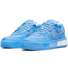 Nike Women's Air Force 1 Fontanka 'University Blue' Dh1290-400 Size 6.5 Shoes Are Brand New And Have Never Been Worn. Shoes Come With Their Original Box, But The Box Is Missing The Lid. Nike Air Force 1 Fontanka, Black Slip On Sneakers, Nike Air Max Excee, Nike Vomero, Nike Air Vapormax Flyknit, Cute Shoes Heels, Nike Tennis Shoes, Nike Air Max For Women, Air Max Women