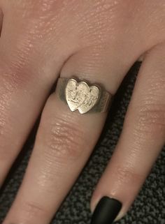 L and K engraved lovers promise ring. Set in sterling silver with a shift to rose gold on the hearts. Ring size 7 US. Small business located in New Jersey dealing mostly in antique rings. Take a look through the photos for a better description of detail. Message me with any further questions! ATTENTION: Layaway is now provided to those who need extra time to pay off the total amount of any purchase. Please feel free to message me about any layaway inquiries! Sizing is now available! Just let me know in advance so I can get an estimate from my jeweler. Vintage Open Heart Ring For Promise, Vintage Open Heart Promise Ring, Vintage Open Ring For Promise, Vintage Engraved Open Ring For Promise, Vintage Open Ring Jewelry For Promise, Heirloom Engraved Open Promise Ring, Vintage Engraved Heart Ring For Wedding, Heirloom Heart Ring For Promise, Hallmarked, Heirloom Heart Promise Ring Hallmarked