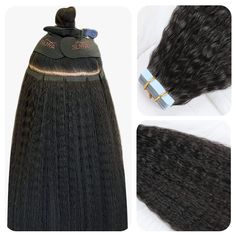 PRICES MAY VARY. 【Salon Quality Hair Extensions】100% premium remy human hair,salon quality,tangle free,shedding free.The hair feel smooth and soft.our tape hair extensions can be curled just you like.Tape hair extensions can last 2-3 monthes with good care. 【Sticky Blue Tape】US made blue tape,double-sided,re-usable,quality tape.You can replace the tape when required. Easy to install or remove the tape in extensions,give extra replacement tape. 【Purchase Quantity】If your hair is fine,need 1-2 packs,If your hair is thin,need 3-4 packs.5 packs more if you like heavy volume.Usually 4 packs can get a good thickness. 【About Color Difference】Because shooting light and display screen are different,there may be a small color difference between the hair image and the actual hair.If you are not sure Tape Ins, Types Of Hair Extensions, Hair Tape, Black Tape, Tape In Extensions, Texturizer On Natural Hair, Hair Starting, Quality Hair Extensions, Hair Shop