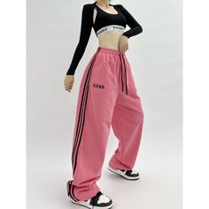 Summer Hiphop Pink Street Dance Pants
Material: 85% Cotton + 15% Polyester
Style: Hip Hop, Dance, Jazz

Size: S, M, L, XL

Color: Pink

Occasion: Leisure, Outdoor, Daily, Vacation



* Pls be careful to choose the size before you order.

* Pls allow little color difference caused by camera and computer monitors. Thank you!

Important Notes:
Please Use Similar Clothing To Compare With Size
1. The size refers to clothing dimensions, NOT your body measurements.
2. Please check the measurement chart 90’s Hip Hop Outfits, Hip Hop Outfits Dancers, Hiphop Dance Outfit, Street Dance Outfit, Early 2000 Fashion, Dance Clothes Practice, Hip Hop Style Outfits, Dance Wear Outfits, Dancer Outfit