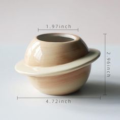 Galaxy Planet Ceramic Planter at Sage and Sill Bookshelf Kitchen, Office Bookshelf, Ceramic Pinch Pots, Balcony Living Room, Mini Plant, Natural Ceramic, Ceramic Succulent, Ceramic Texture, Fleur Design