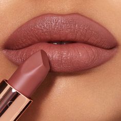 SUPER lip kit including one of my NEW! SUPER nude lipsticks and Lip Cheat lip liner Brown Mauve Lipstick, Wedding Lip Color, Best Nude Lipstick, Rose Lip Color, Wedding Lips, Neutral Lipstick, Nude Lipstick Shades, Revolution Lipstick, Charlotte Tilbury Matte Revolution