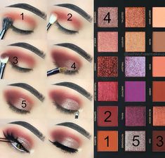 Mac Make Up, Matte Make Up, Huda Beauty Eyeshadow, Huda Beauty Desert Dusk, Trendy Eyeshadow, Gold Palette