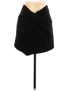 Zara Casual Skirt Size: Large Bottoms - used. No Fabric Content, Solid | Zara Casual Skirt: Black Solid Bottoms - Size Large Cheap Zara Mini Skirt, Cheap Chic Zara Mini Skirt, Casual Skirt, Black Solid, Zara Black, Skirt Black, Black Casual, Womens Bottoms, Women Handbags