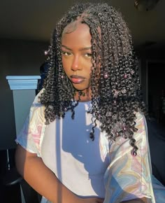 Different Braid Hairstyles Black Women, Twists Hairstyles, Peinados Hair Styles, Mirror Palais, Short Box Braids Hairstyles, Big Box Braids Hairstyles, Protective Hairstyles Braids, Hairdos For Curly Hair