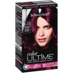 If you want to make a bold statement, go all out with Schwarzkopf Color Ultime. Infused with Diamond Brilliance Serum, this formula offers show-stopping shine and up to 10 weeks of color intensity. The breakthrough formula of Color Ultime hair colorations provide vivid color intensity and premium performance for noticeably brilliant color results. Color Ultime hair dye defies fading for lasting vibrancy up to 10 weeks. Experience premium performance for noticeably brilliant color results. Schwar Dark Fall Hair Colors, Schwarzkopf Hair Color, Dark Fall Hair, Schwarzkopf Color, Best Hair Dye, Hair Color Cream, Temporary Hair Color, Beautiful Hair Color