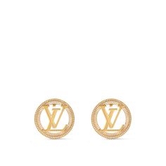 LOUIS VUITTON® - Sparkling Louise Earrings - Gold House Icon, Fashion Jewelry Earrings, Color Dorado, Wallet Chain, Modern Earrings, Classic House, Pendant Bracelet, Earrings Collection, Fashion Jewelry Necklaces