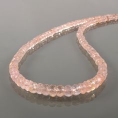 Pink Morganite Necklace Shape- Rondelle Faceted Size- 3-5mm Length- 47cm Weight- 80ct. Metal- Pure 925 Sterling Silver Pink Morganite Gemstone Necklace,Rondelle Faceted Morganite Beaded Necklace,Womens Wedding Morganite Jewelry,15 Inches,4 MM Morganite Beads All of my jewelry is designed and handcrafted by me. I love to experiment with many different designs and although I may make similar designs more than once, each piece of jewelry is truly one of a kind due to variations between gemstones and within my own craft work. Treatment : 100% Natural Don't Forgot to Review US https://www.etsy.com/in-en/shop/Vatslacreations?ref=search_shop_redirect Morganite Beads Necklace, Pink Rondelle Single Strand Necklace, Pink Single Strand Rondelle Necklace, Hand-strung Pink Rose Quartz Necklace, Pink Hand-strung Necklace As Gift, Pink Hand-strung Necklace For Gift, Pink Crystal Necklaces With Round Gemstone Beads, Pink Gemstone Crystal Necklace With Round Beads, Pink Crystal Necklaces With Round Beads