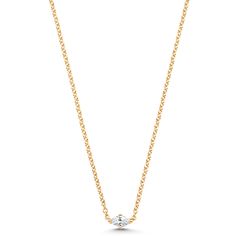 This single diamond necklace is perfect for layering or wearing on its own. It features a horizontal marquise diamond in the center of an 18k gold chain. Luxury Marquise Necklace With Single Diamond, Luxury Single Diamond Marquise Necklaces, Luxury Marquise Single Diamond Necklace, Yellow Gold Marquise Necklace With Single Diamond, Marquise Solitaire Diamond Necklace, Marquise Solitaire Diamond Necklace Fine Jewelry, Fine Jewelry Marquise Necklace With Single Diamond, Classic Marquise Single Diamond Necklace, Marquise Diamond Necklace