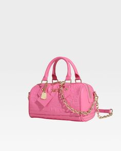 Embrace the blend of luxury and functionality with the Neon Pink Apollo 2 Loaf Purse, meticulously crafted from high-quality faux crocodile leather. This premium accessory exemplifies sophistication, making it a perfect choice for both everyday elegance and special occasions. Chic Pink Crocodile Pattern Bag, Chic Pink Bag With Crocodile Pattern, Chic Pink Crocodile Pattern Shoulder Bag, Elegant Pink Crocodile Pattern Shoulder Bag, Rolling Duffle Bag, Nylon Travel Bag, Suitcase Set, Everyday Elegance, Bag Suitcase