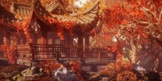 Fall Banner Discord, Touka Wallpaper, Gif Banners, Autumn Banner, Aesthetic Gifs, Mortal Kombat 11, Pixel Art Background, Arte 8 Bits