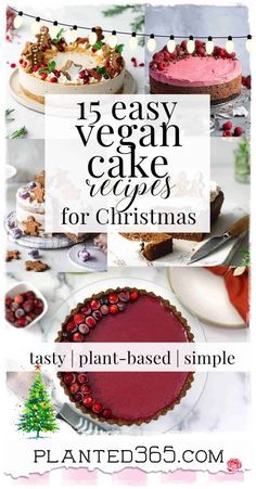 vegan cake recipes for christmas