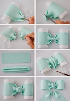 step by step instructions on how to make a bow