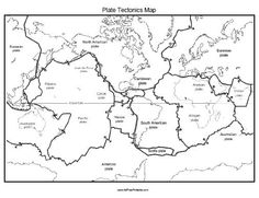 a black and white map with the names of places in each country, including cities