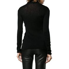 ThIs black mid-weight wool style fits close to the body and is accented with signature gold press-stud fastenings at the shoulder. Black, mid-weight wool-knit. Roll-neck, long sleeves. Gold-tone metal press-stud fastening roll-neck and shoulder feature Slim-fitting style, falls below the hips. Color: black 100% wool. Fits true to size. Made in France Winter Fine Knit Sweater For Night Out, Designer Long Sleeve Fine Knit Sweater, Winter Night Out Fine Knit Sweater, Black Fitted Designer Sweater, Designer Black Fitted Sweater, Luxury Fitted Fine Knit Sweater, Luxury Fitted Sweater For Fall, Luxury Fitted Fall Sweater, Designer Fitted Cashmere Sweater